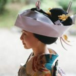 京都で地毛結した花嫁の日本髪と角隠し